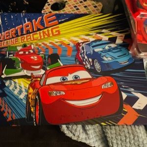 Idea Nuova Disney Card 3 Led Canvas Wall Art, including bath mitt